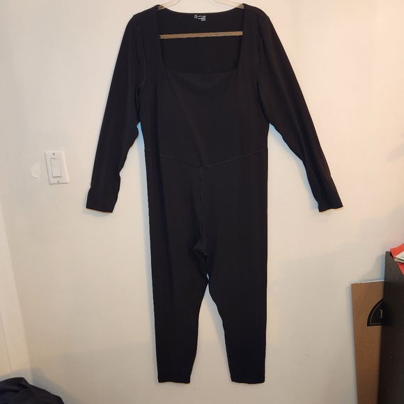 Aerie Offline Black Real Me Xtra Long Sleeve Jumpsuit Size XXL - Picture 6 of 14